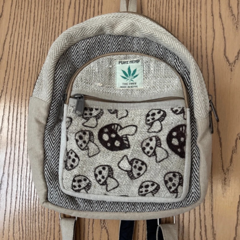 Hemp Mushroom Backpack